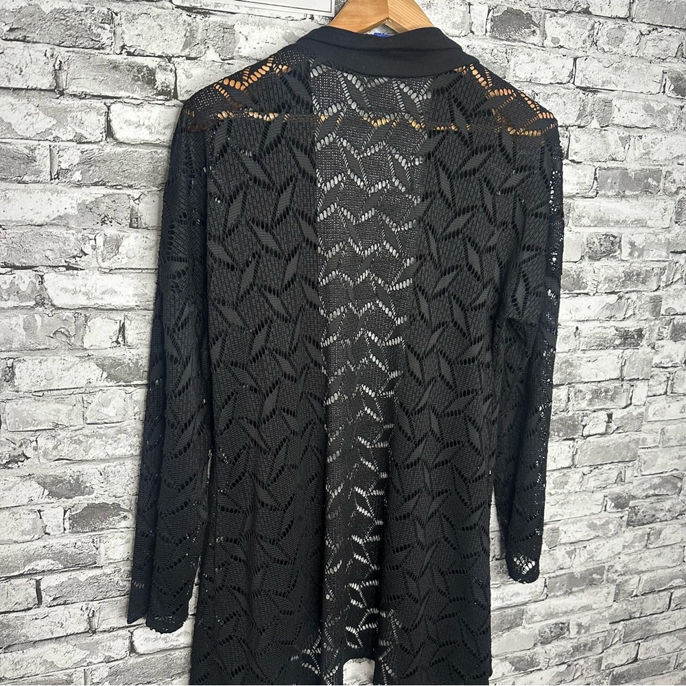 EUC Swimsuits For All Women's Black Swim Coverup Sheer Size 18/20 (RN 88842) - Picture 8 of 13